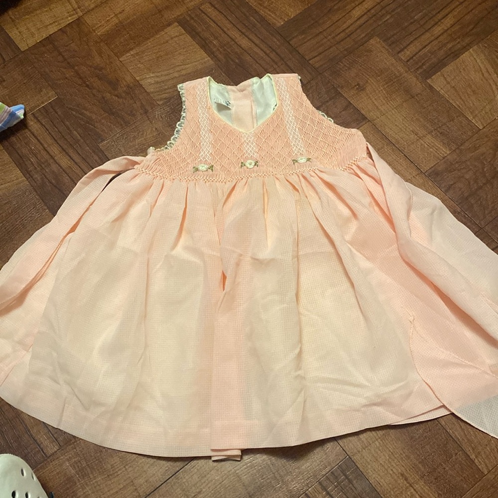 PINK VINTAGE DRESS TODDLER SIZE 2